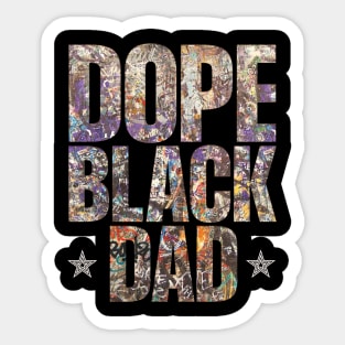 Dope Black Dad | Urban Underground Productions Sticker